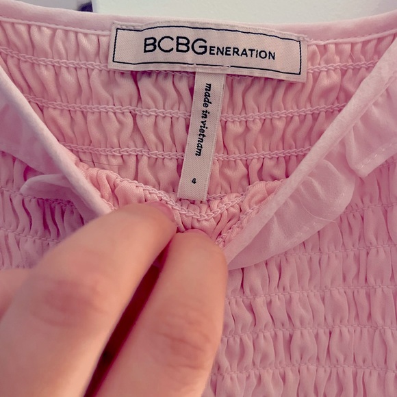 COQUETTE RUFFLE DRESS BCBG - Picture 4 of 4